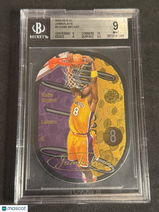 2004 E-XL Jambalaya Kobe Bryant #3 BGS 9