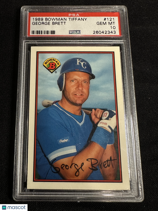 1989 Bowman Tiffany George Brett #121 PSA 10