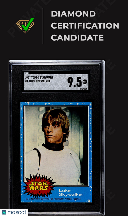 1977 Topps Star Wars Luke Skywalker #1 SGC 9.5