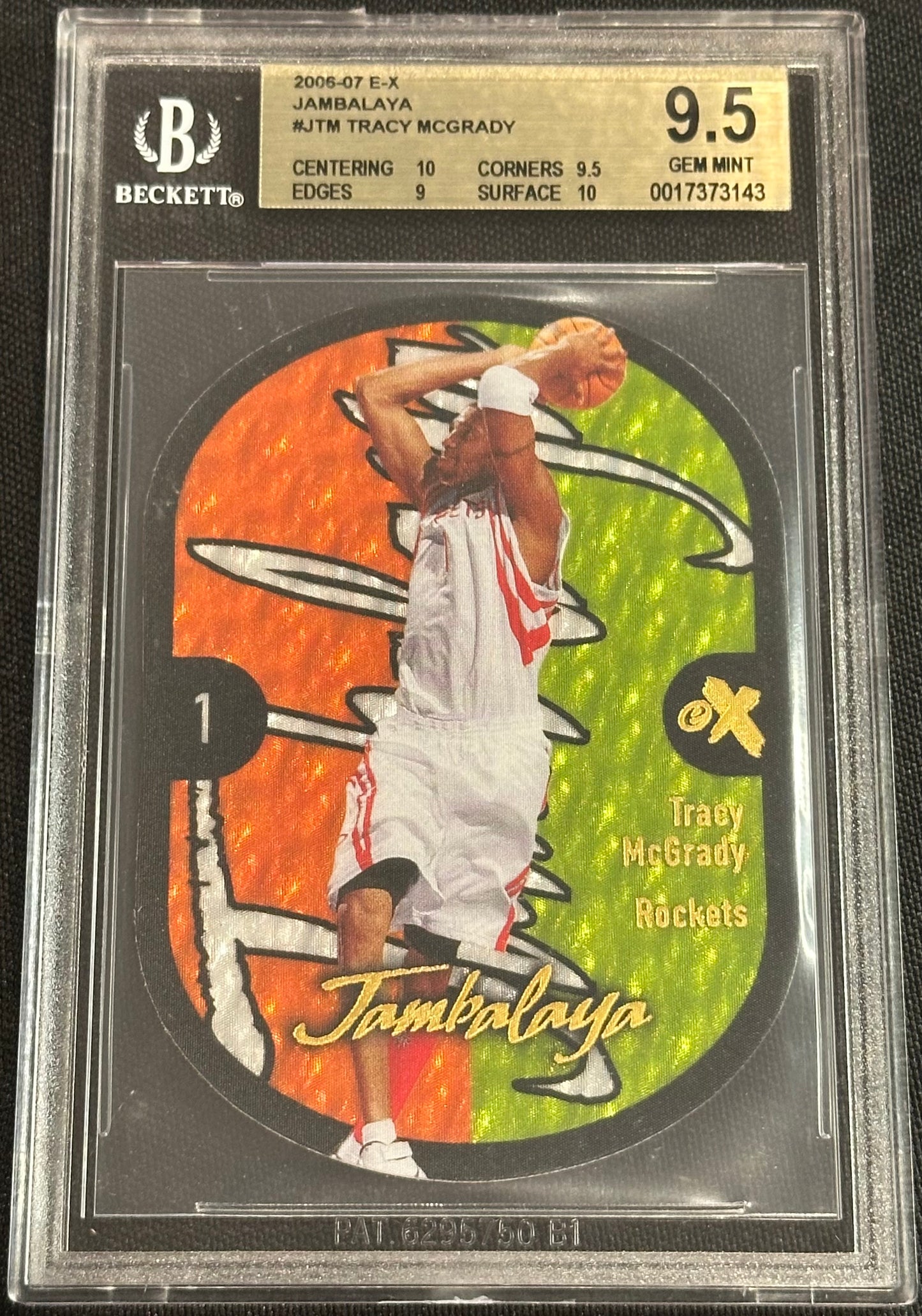 2006-07 E-X Jambalaya Tracy McGrady #JTM BGS 9.5