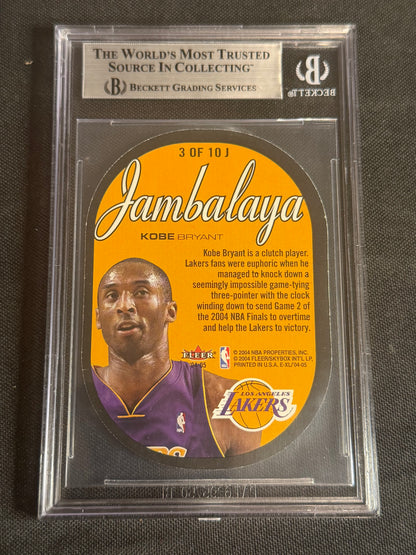 2004 E-XL Jambalaya Kobe Bryant #3 BGS 9