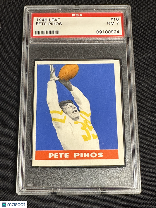 1948 Leaf Pete Pihos #16 PSA 7
