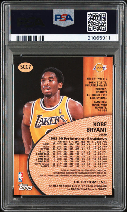 1999 Stadium Club Chrome Previews Kobe Bryant #SCC7 PSA 10