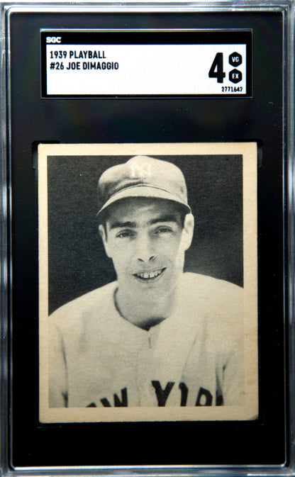 1939 Playball Joe Dimaggio #26 SGC 4