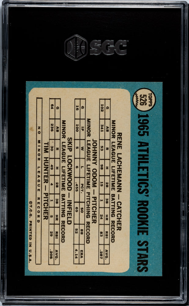 1965 Topps Jim Hunter #526 SGC 7.5