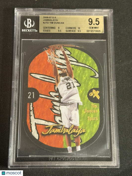 2006 E-X Jambalaya Tim Duncan #JTD BGS 9.5