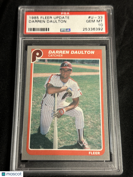 1985 Fleer Update Darren Daulton #U-33 PSA 10