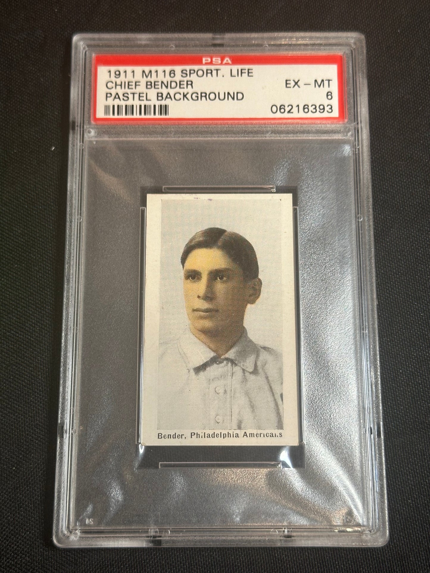 1911 M116 Sporting Life Chief Bender PSA 6