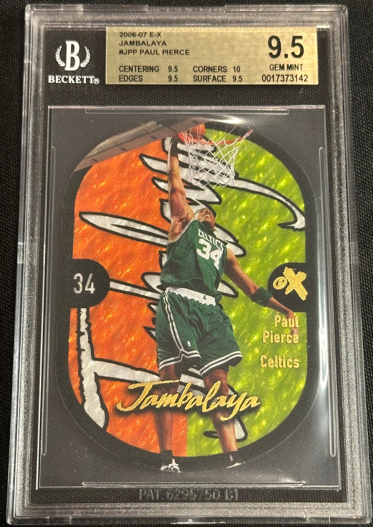 2006-07 E-X Jambalaya Paul Pierce #JPP BGS 9.5