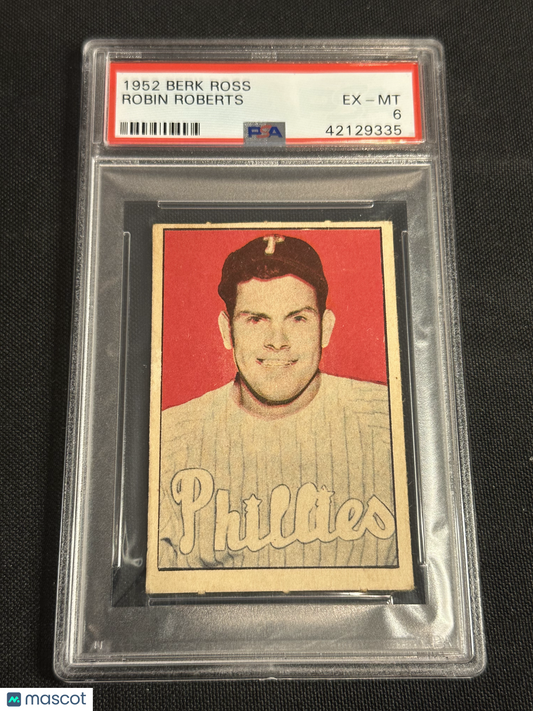 1952 Berk Ross Robin Roberts PSA 6