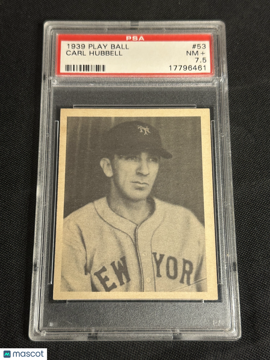1939 Play Ball Carl Hubbell #53 PSA 7.5