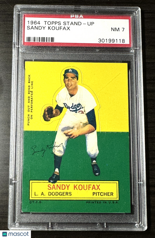 1964 Topps Stand-Up Sandy Koufax PSA 7