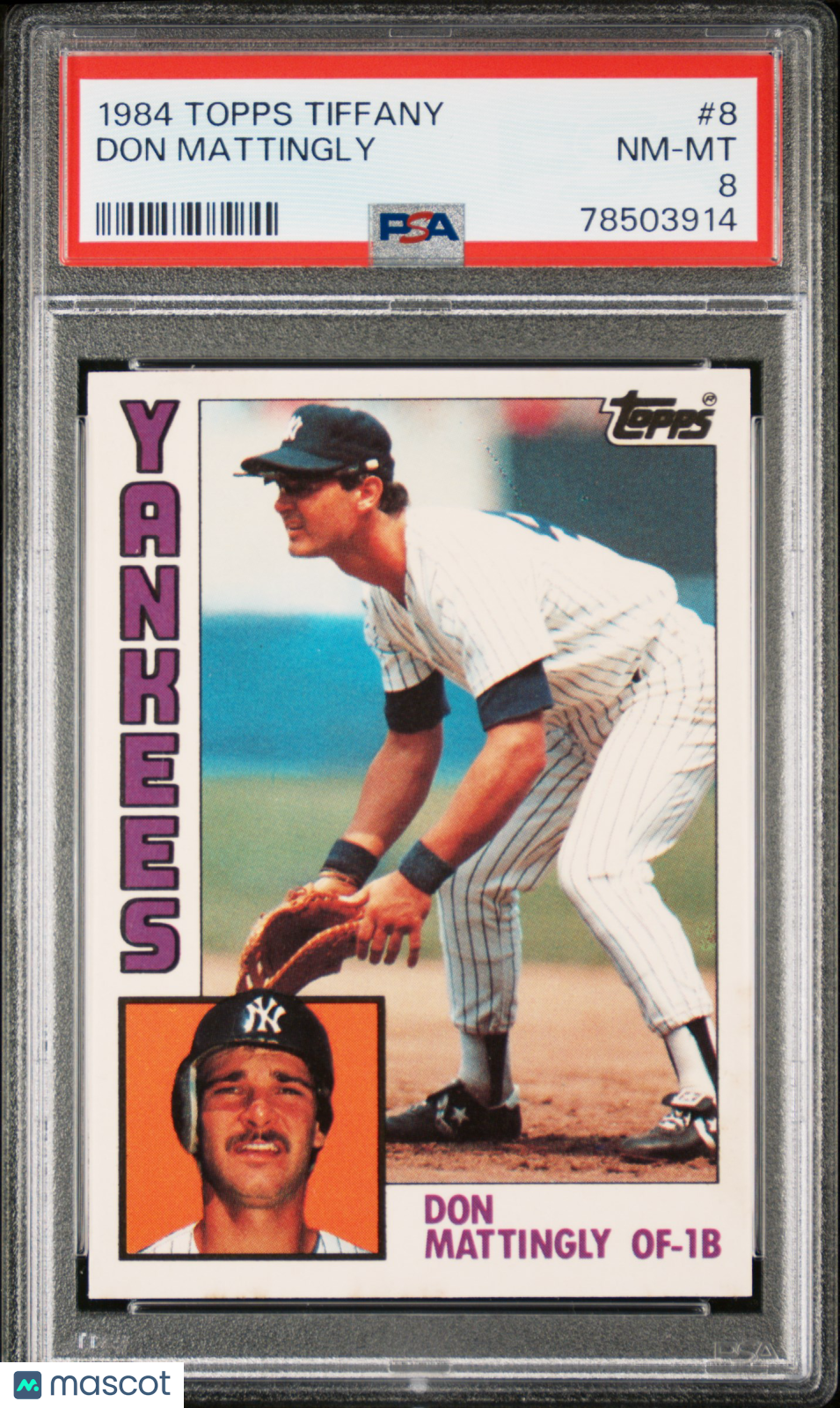 1984 Topps Tiffany Don Mattingly #8 PSA 8