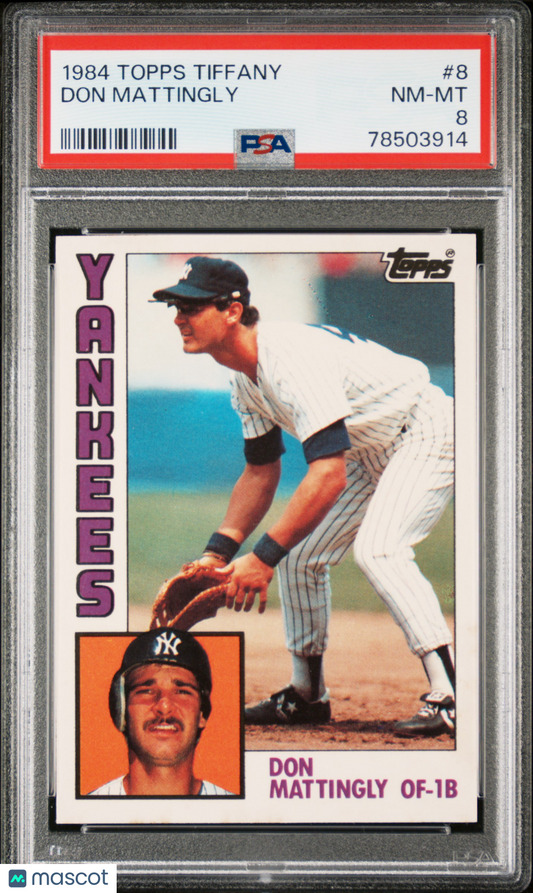 1984 Topps Tiffany Don Mattingly #8 PSA 8