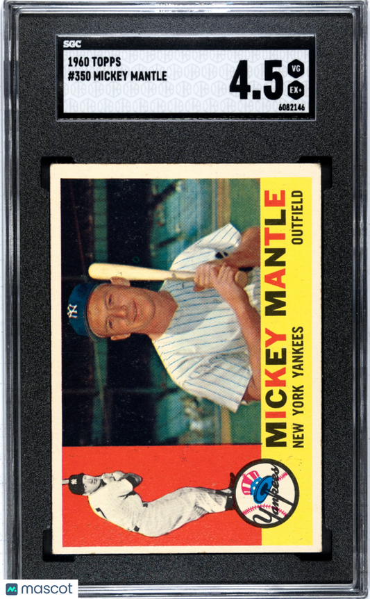 1960 Topps Mickey Mantle #350 SGC 4.5