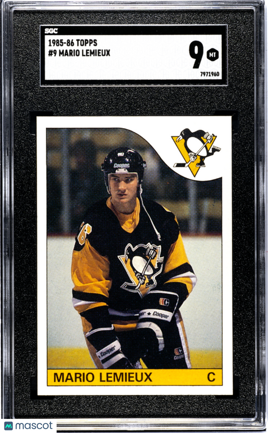 1985 Topps Mario Lemieux #9 SGC 9