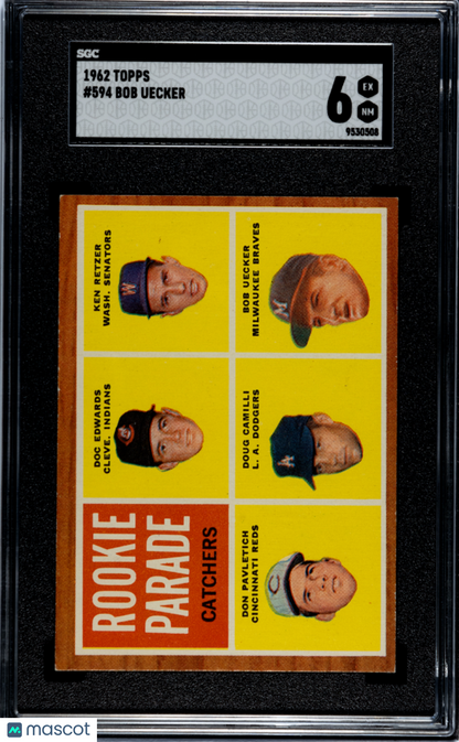 1962 Topps Bob Uecker #594 SGC 6