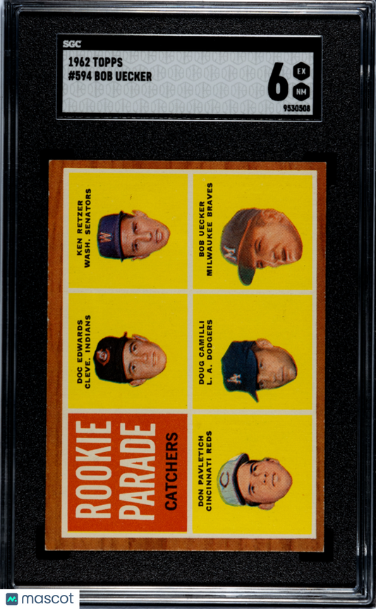 1962 Topps Bob Uecker #594 SGC 6