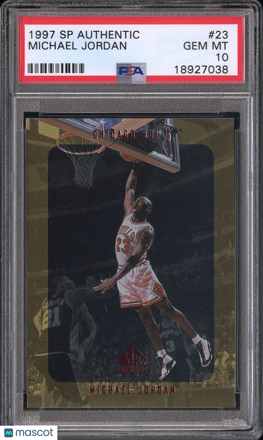 1997 SP Authentic Michael Jordan #23 PSA 10