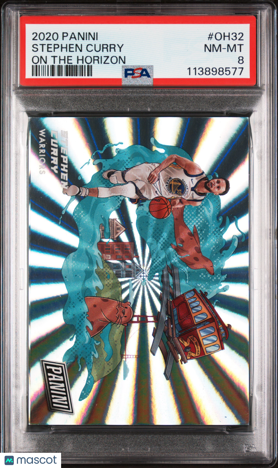 2020 Panini On The Horizon Stephen Curry #OH32 PSA 8