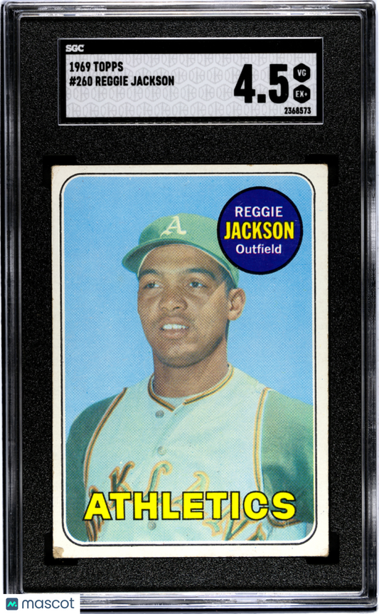 1969 Topps Reggie Jackson #260 SGC 4.5