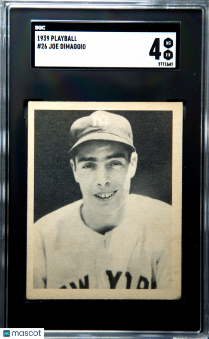 1939 Playball Joe Dimaggio #26 SGC 4