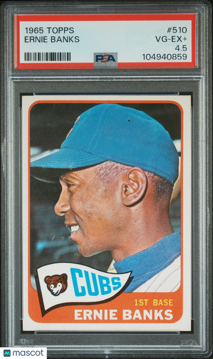 1965 Topps Ernie Banks #510 PSA 4.5