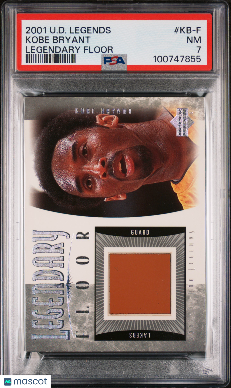 2000 Upper Deck Legends Legendary Floor Kobe Bryant #KB-F PSA 7
