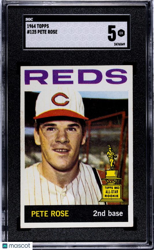 1964 Topps Pete Rose #125 SGC 5