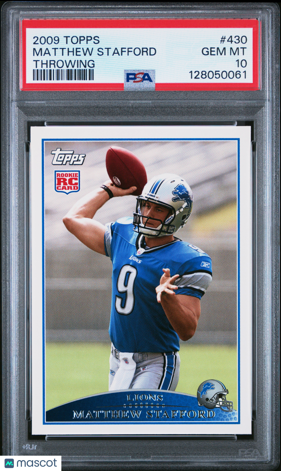 2009 Topps Matthew Stafford #430 Throwing PSA 10