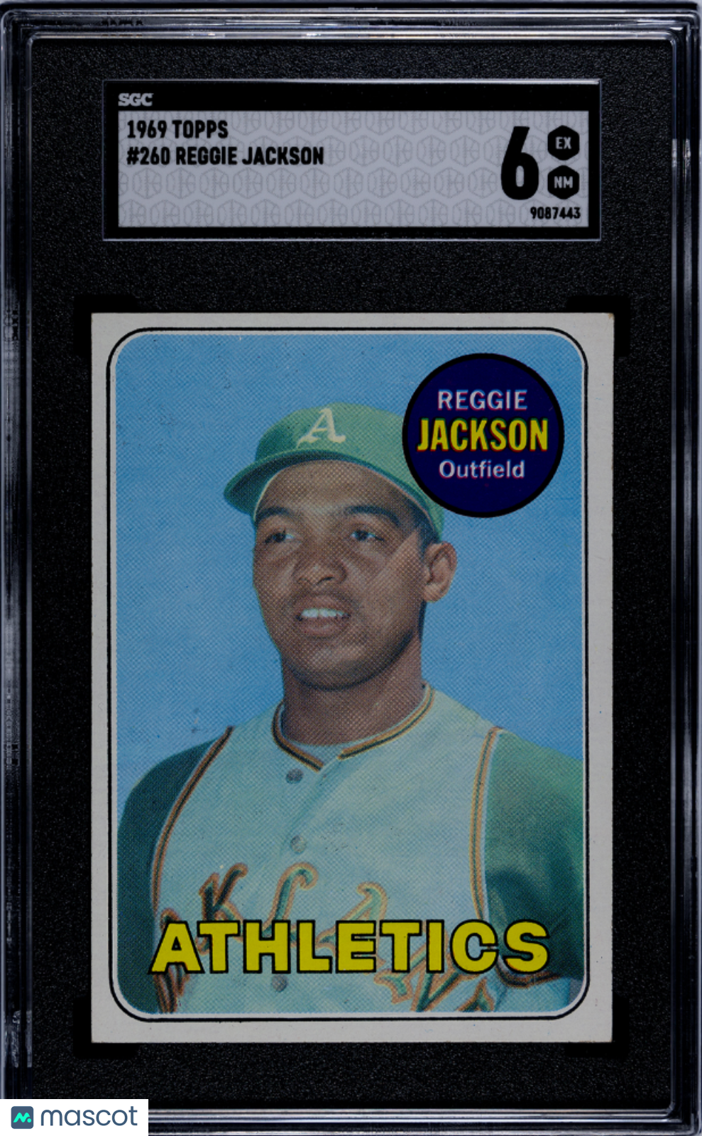1969 Topps Reggie Jackson #260 SGC 6