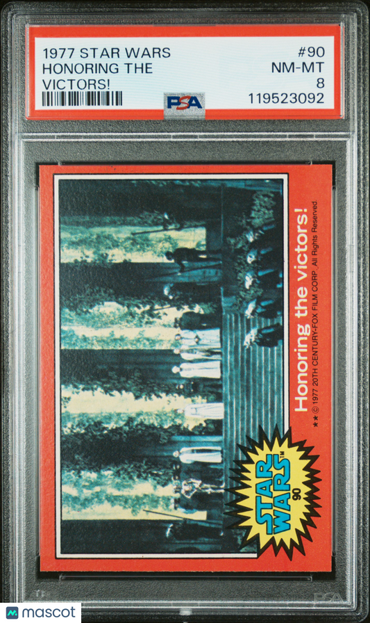 1977 Star Wars Honoring The #90 PSA 8