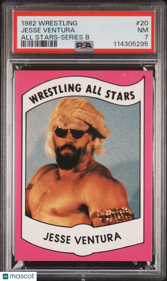 1982 Wrestling All-Stars-Series B Jesse Ventura #20 Rookie PSA 7