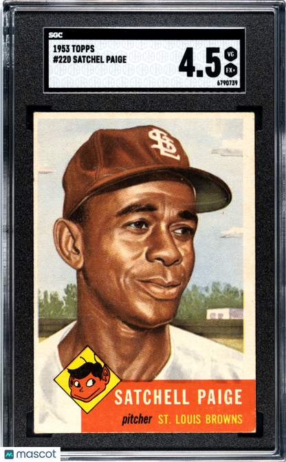 1953 Topps Satchel Paige #220 SGC 4.5