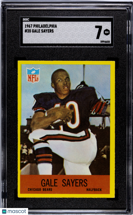 1967 Philadelphia Gale Sayers #35 SGC 7