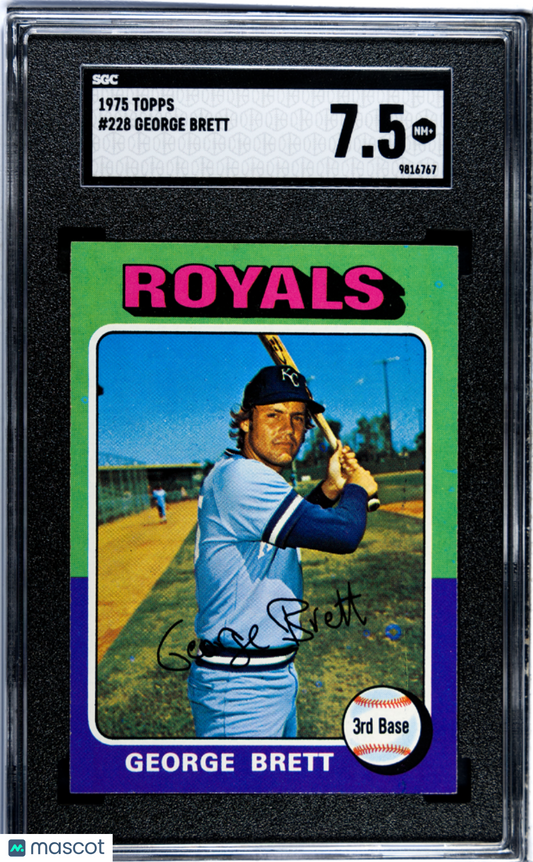 1975 Topps George Brett #228 SGC 7.5