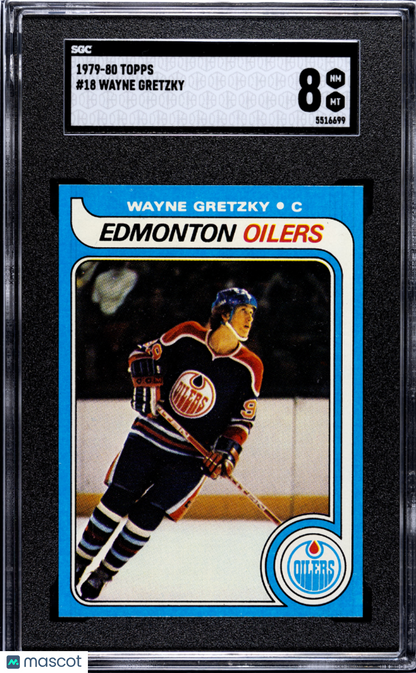 1979-80 Topps Wayne Gretzky #18 SGC 8 BOLD COLOR CENTERED HIGH END