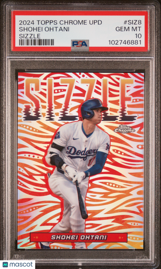2024 Topps Chrome Update Sizzle Shohei Ohtani #SIZ8 PSA 10