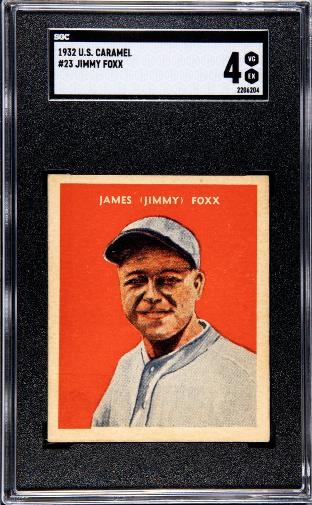 1932 U.S. Caramel Jimmy Foxx #23 SGC 4