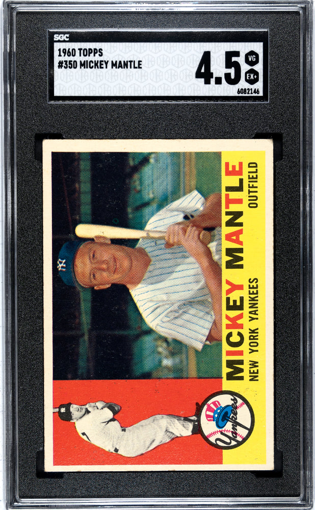 1960 Topps Mickey Mantle #350 SGC 4.5