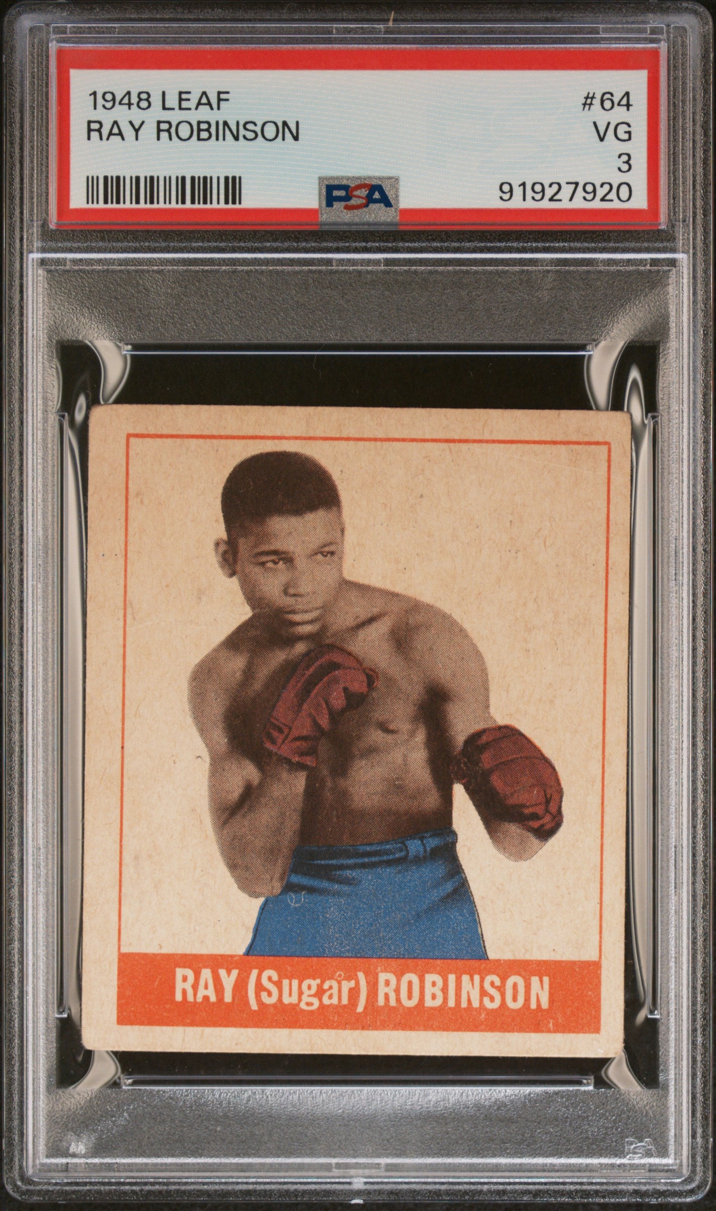 1948 Leaf Ray Robinson #64 PSA 3