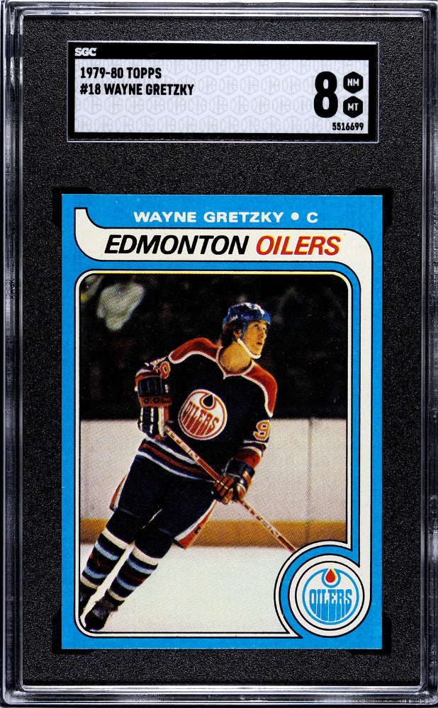 1979-80 Topps Wayne Gretzky #18 SGC 8 BOLD COLOR CENTERED HIGH END