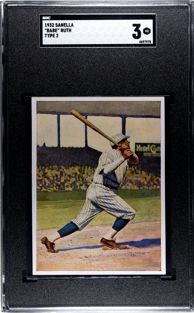 1932 Sanella Babe Ruth Type SGC 3
