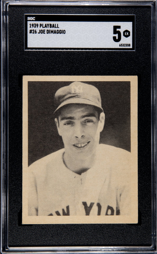 1939 Playball Joe Dimaggio #26 SGC 5