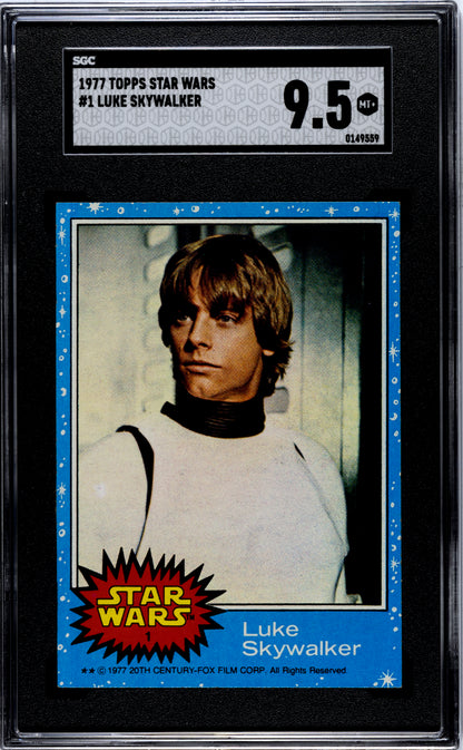 1977 Topps Star Wars Luke Skywalker #1 SGC 9.5